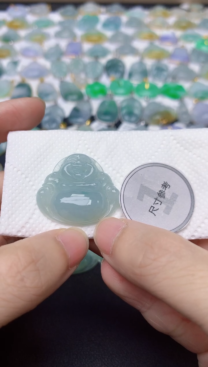 翡翠未镶嵌颈饰天然缅甸A货翡翠