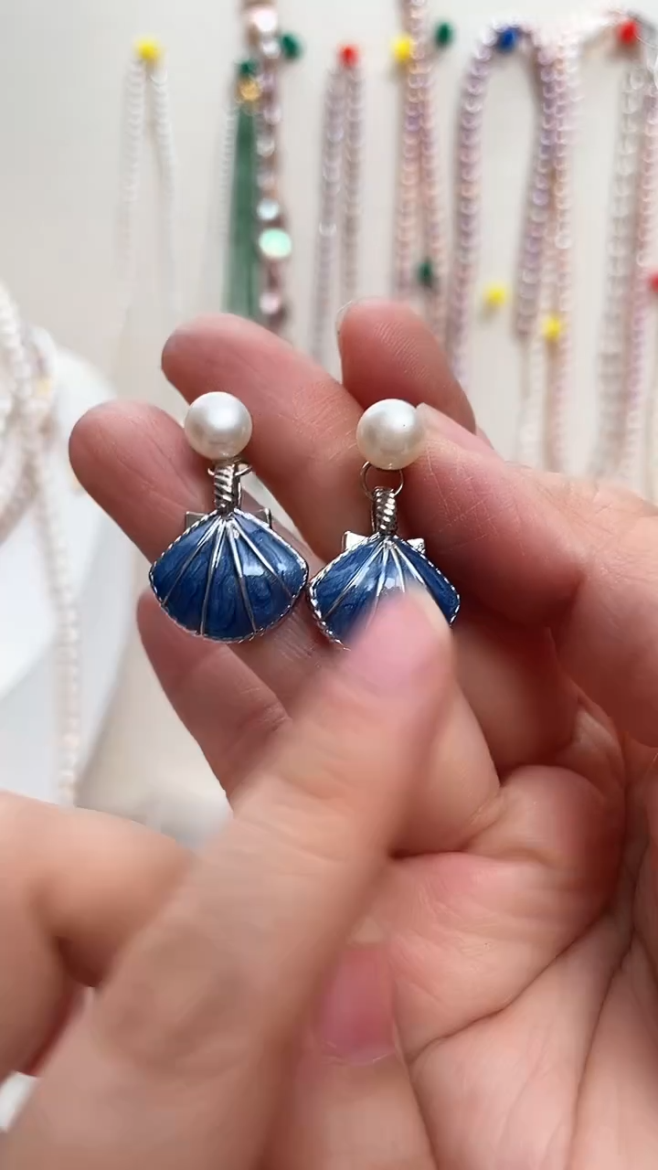 【闪购商品】淡水珍珠耳饰合金珍珠耳饰