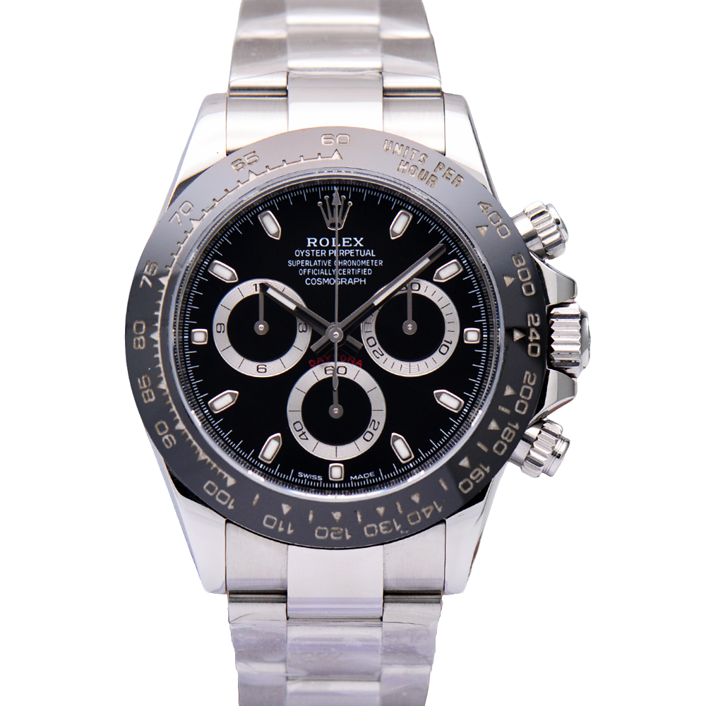 99新 Rolex/劳力士 迪通拿116500黑熊猫精钢40mm自动机械男表