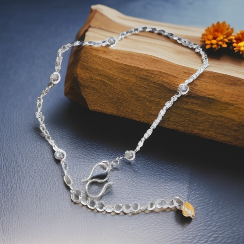 祥鑫银饰 年轻款细小圆珠手链简约学生闺蜜  精品手链B603 无礼盒