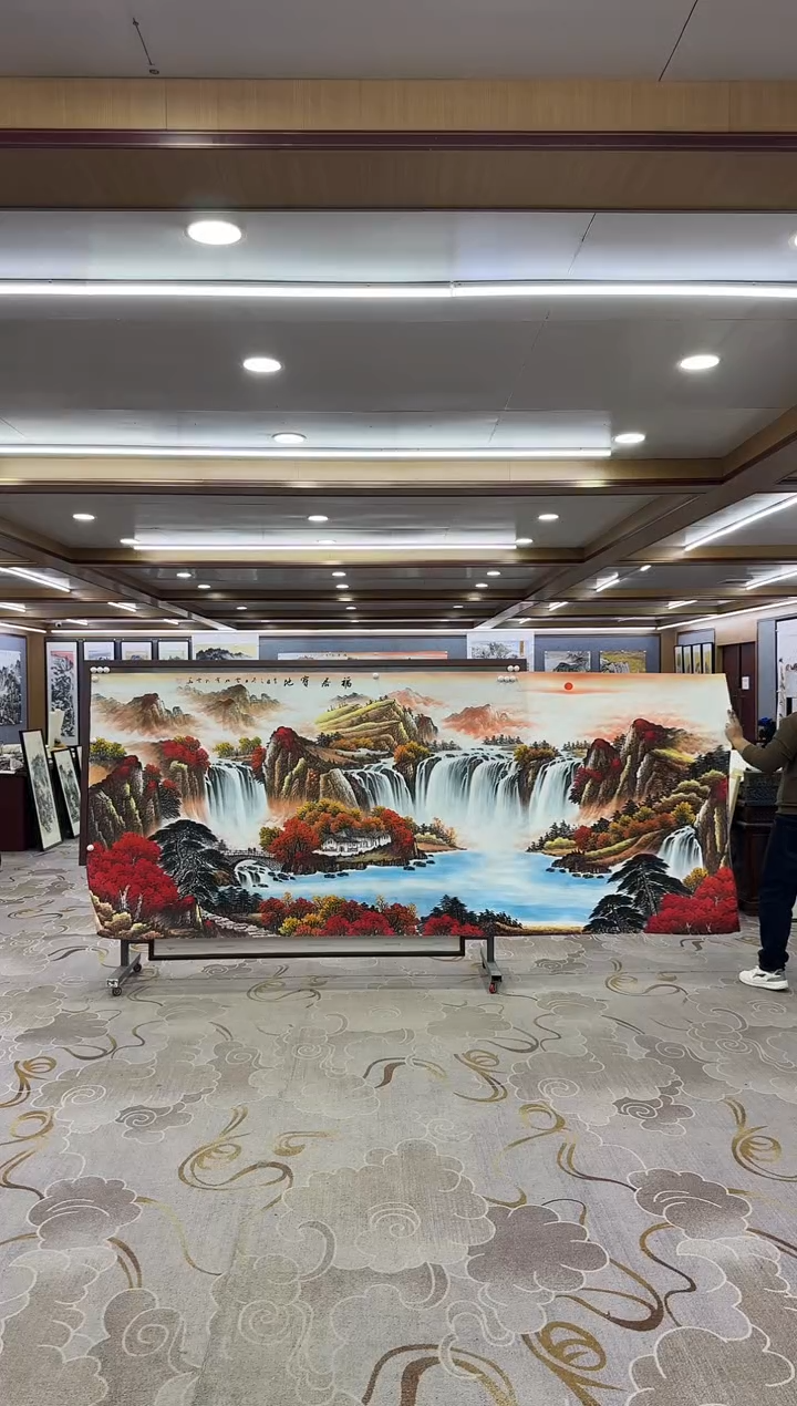 【闪购商品】绘画1刘雪红-大丈二-山水国画