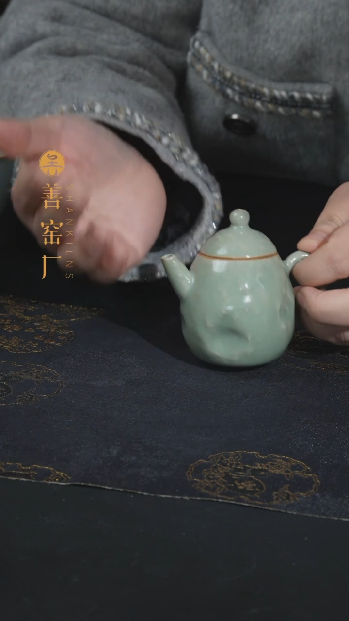 【闪购商品】善窑厂粉青龙蛋壶福利款