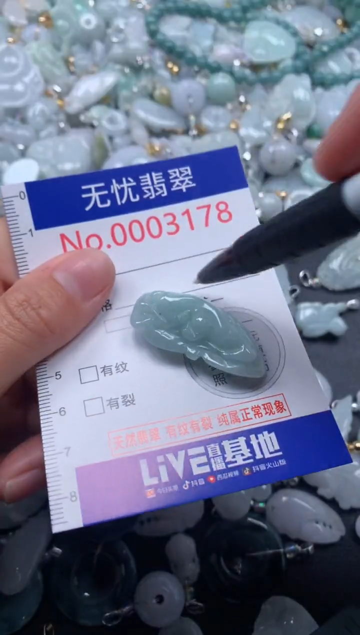 颈饰未镶嵌翡翠3178