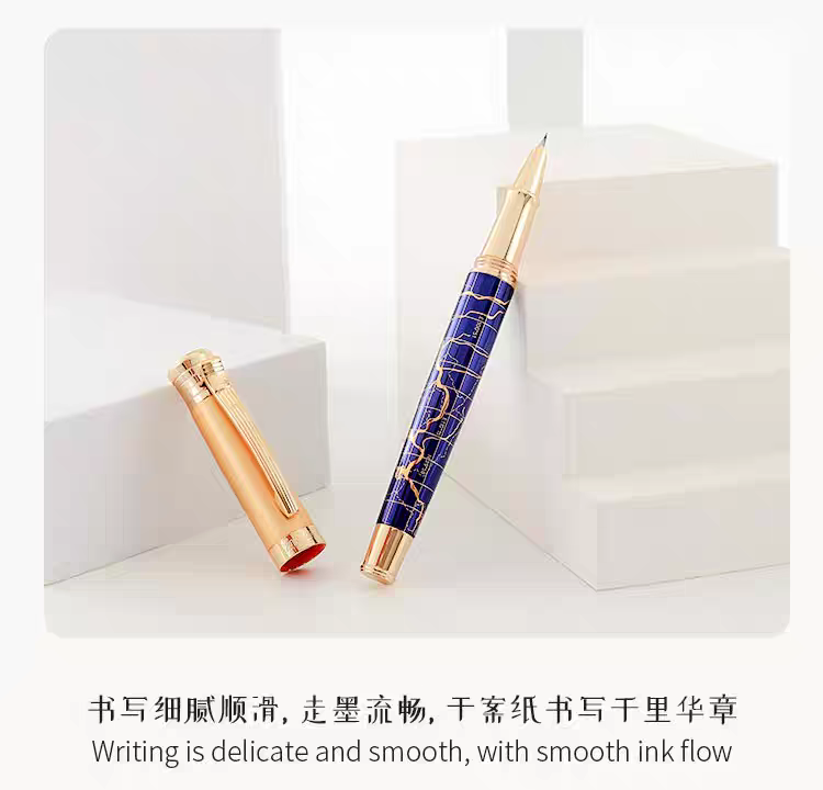 扬子鳄长江系列旋帽钢笔美工练字送礼收藏钢笔