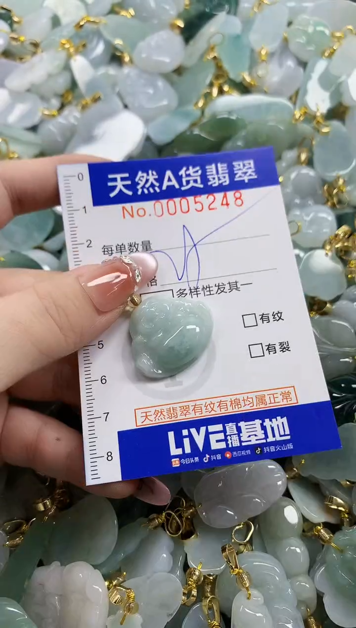 颈饰未镶嵌翡翠天然A货翡翠
