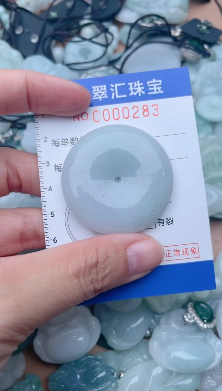 翡翠未镶嵌颈饰283