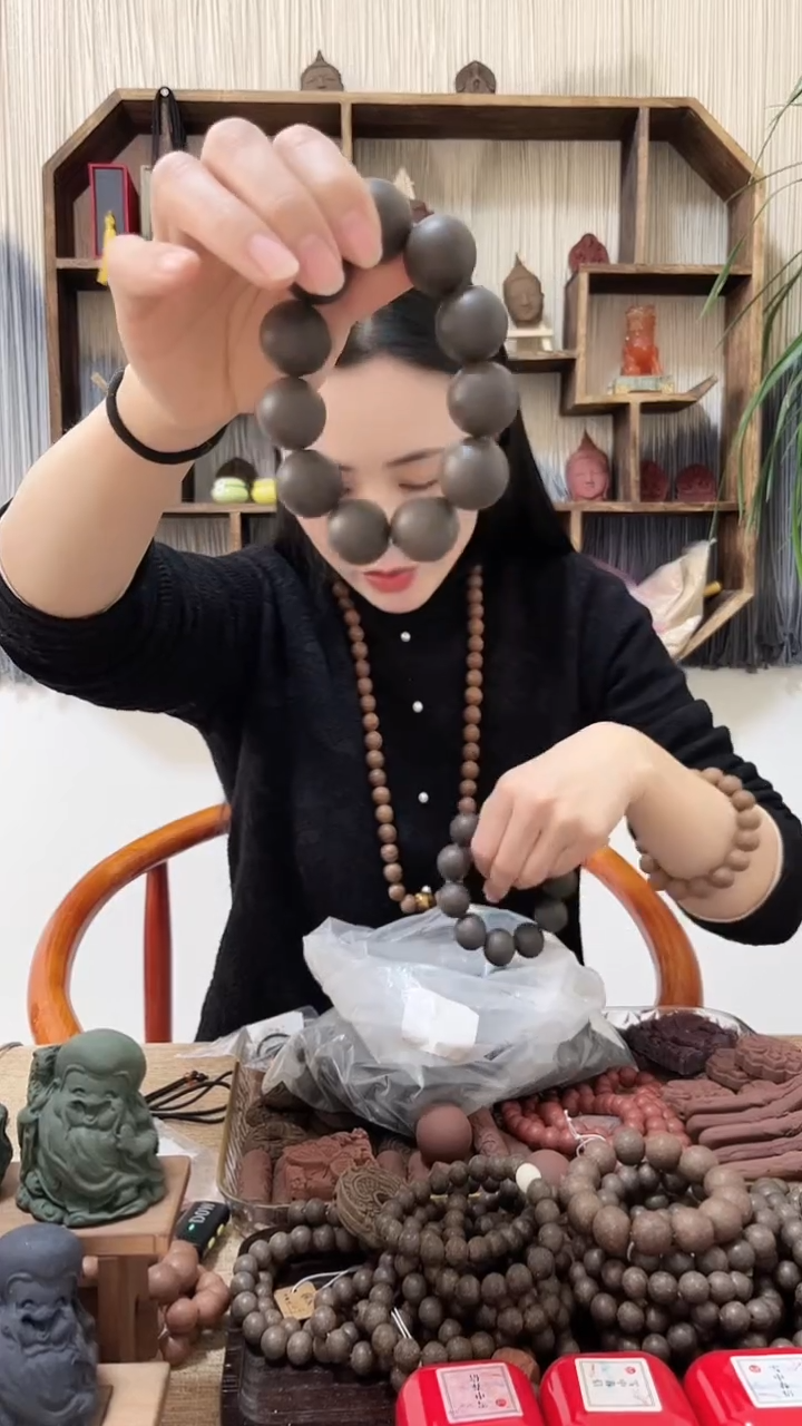 【闪购商品】泥塑天云真元2.2光珠单圈手串