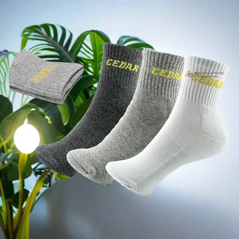 RAN雪松户外袜中筒运动袜男毛巾袜中性厚薄休闲袜吸汗透气防臭