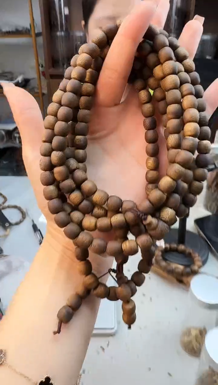 手串沉香0846白奇沉浮鼓珠多圈多样性发一