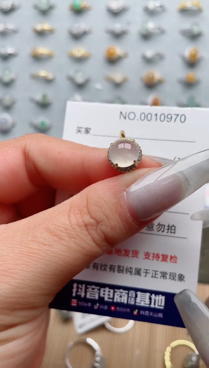 【闪购商品】翡翠戒指银S925镶嵌、