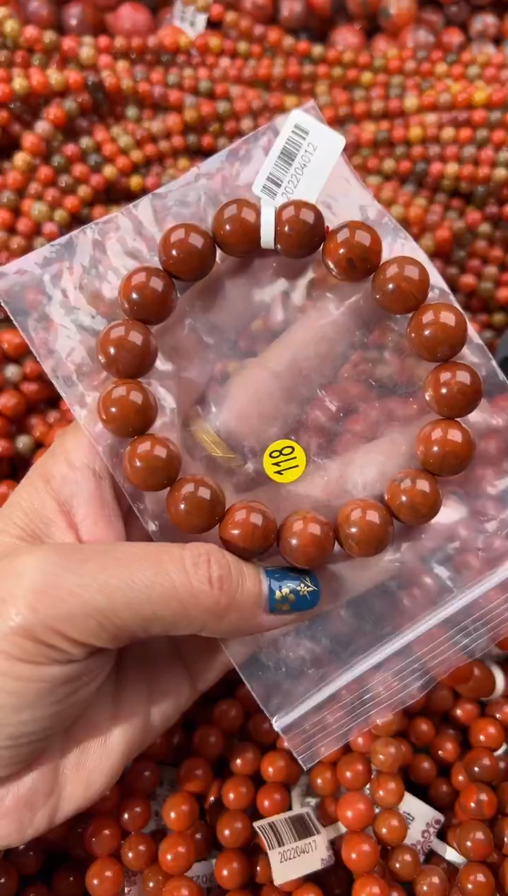 未镶嵌手串南红玛瑙13+