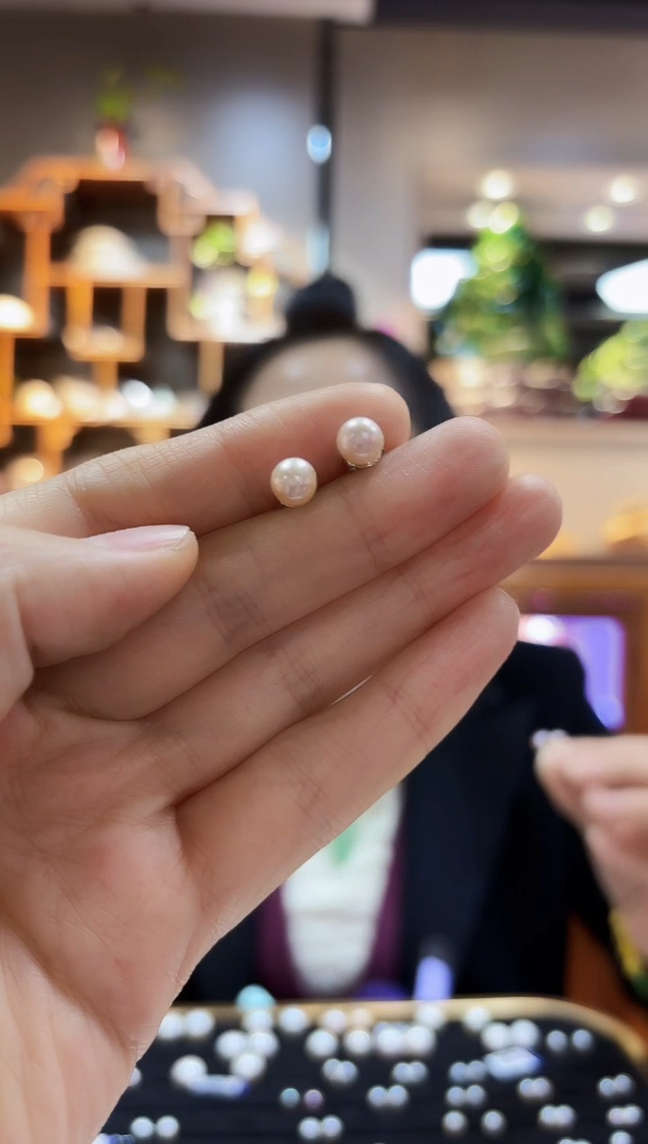 【闪购商品】淡水珍珠颈饰合金耳饰