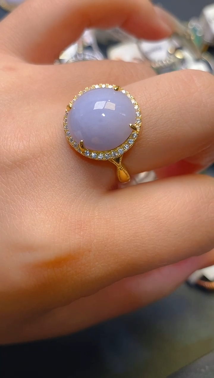 【闪购商品】翡翠耳饰银S925镶嵌天然A货翡翠1