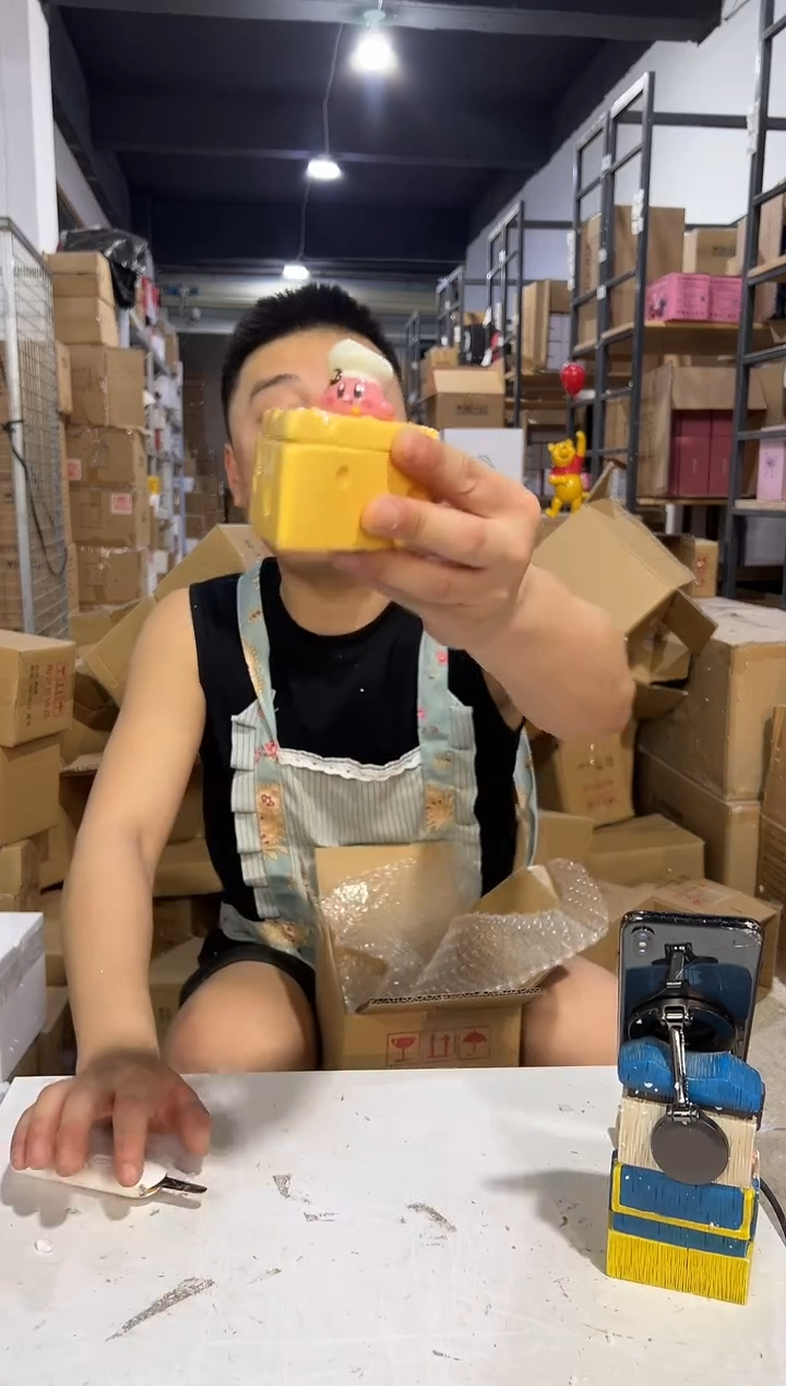 瓷片星之卡比奶酪罐子