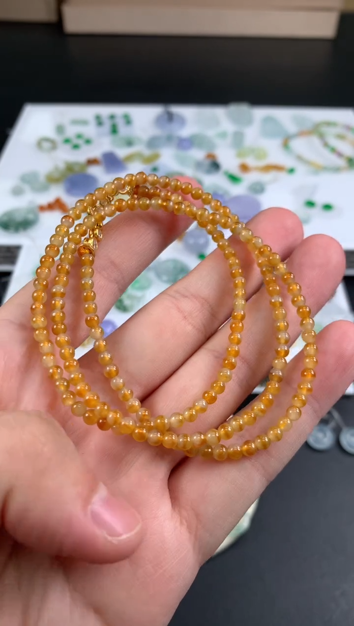 【闪购商品】定制翡翠未镶嵌手串