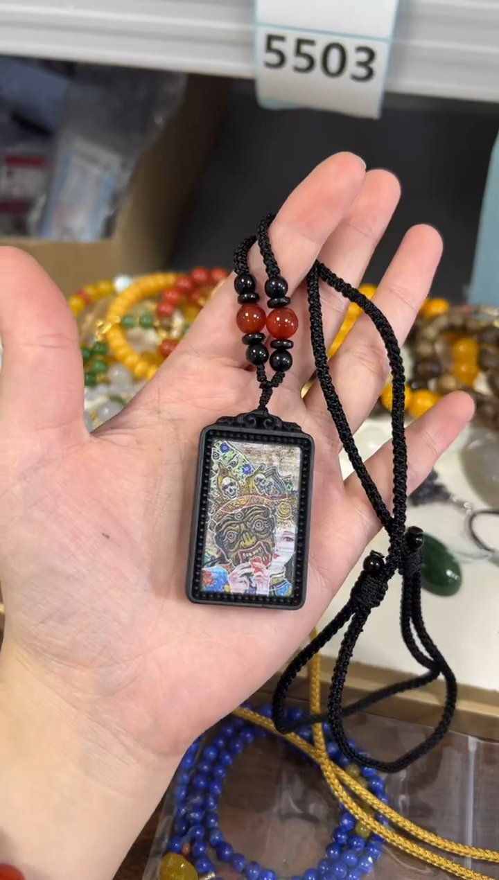 檀香木手串/手链前世今生扎基檀香木吊坠[1867]