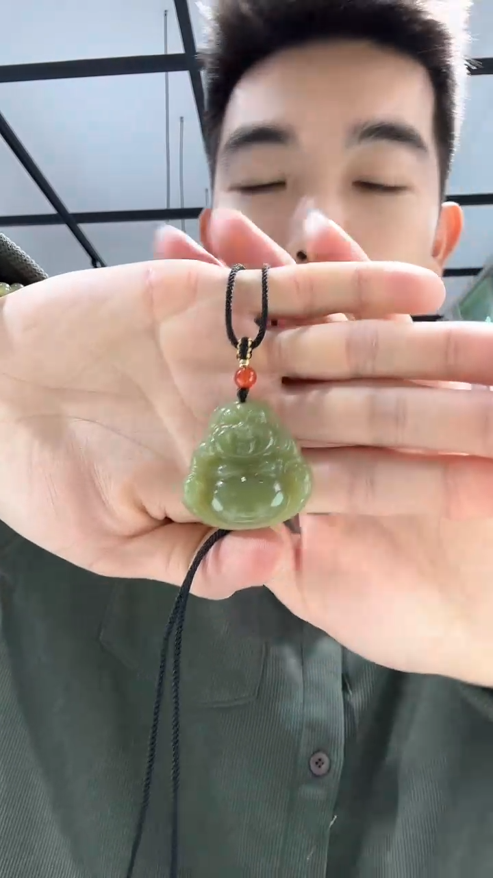 【闪购商品】和田玉颈饰未镶嵌佛公35mm吊坠 多样性发