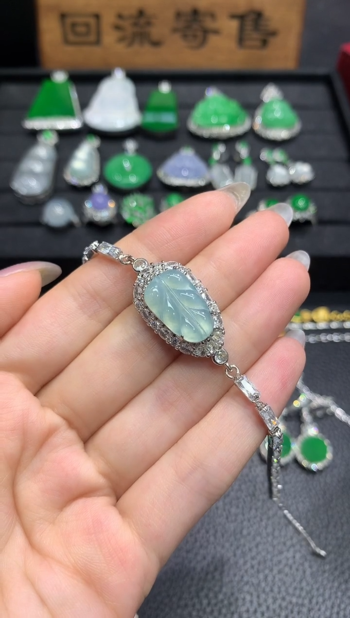 未镶嵌手链翡翠4多样性随机发货1件