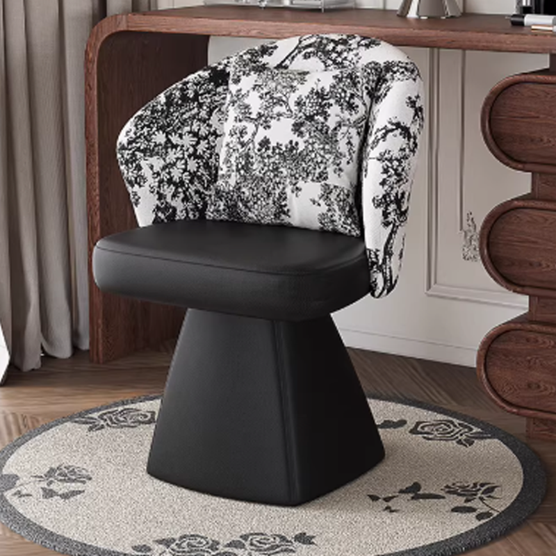 可旋转化妆凳阳台休闲椅女生卧室梳妆台椅子美容院美甲店凳子