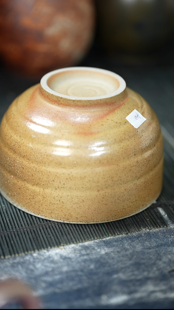 浪鬼家釉绘柴烧系列用****0碗 微瑕