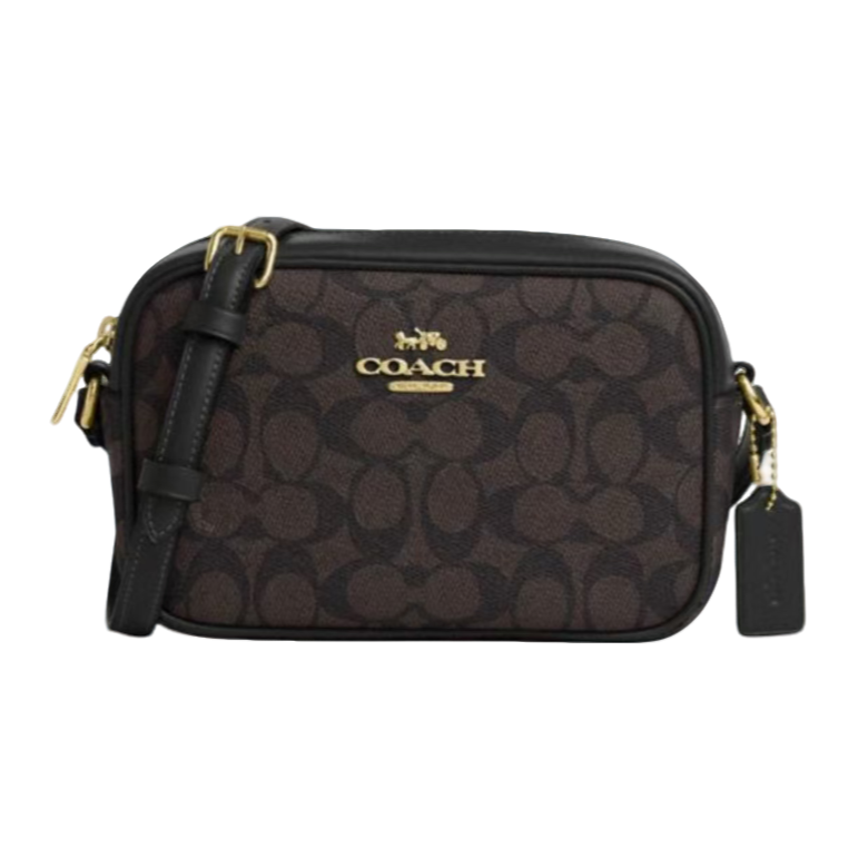 COACH/蔻驰Jamie黑色相机包肩包挎包女包斜挎包包