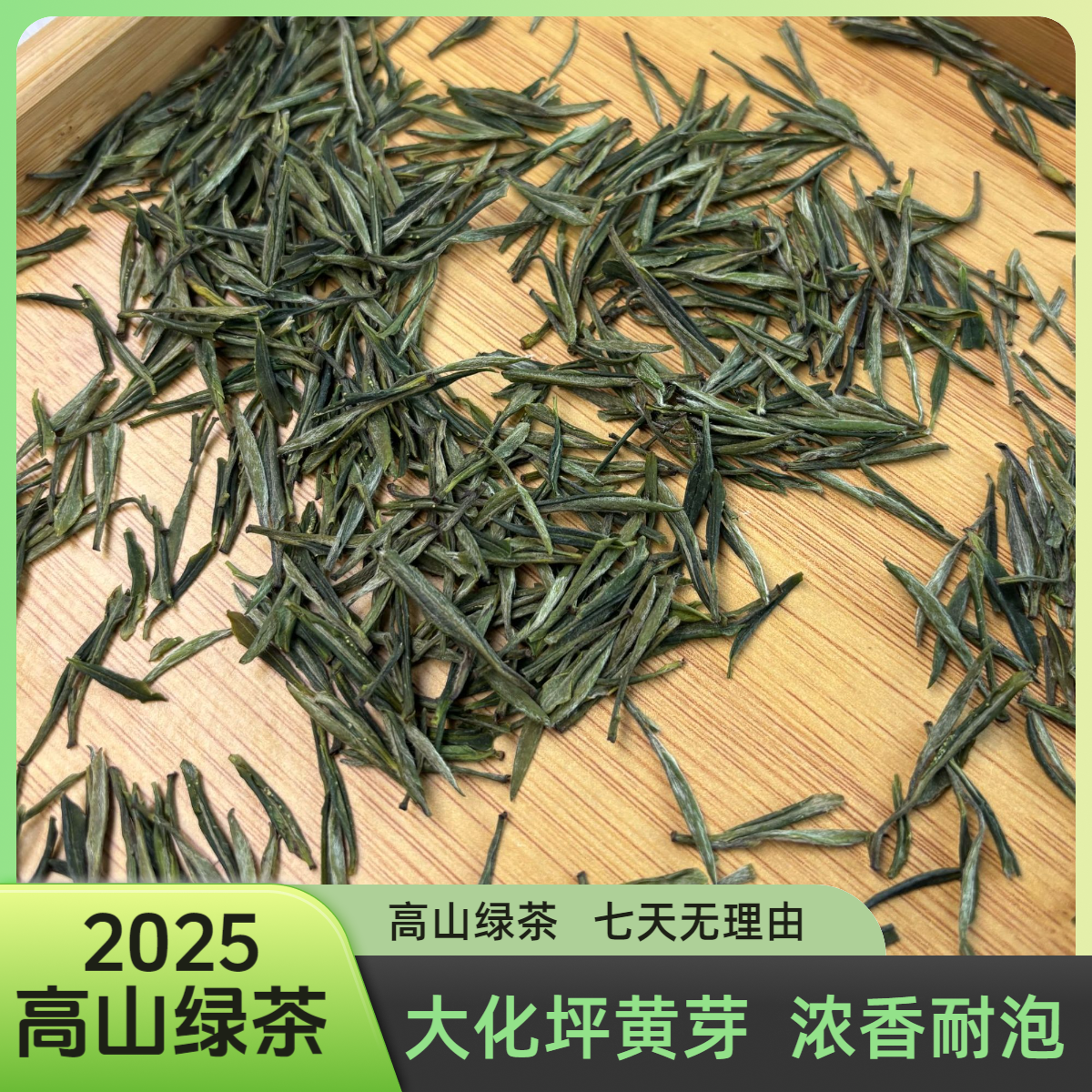 2025高山绿茶大化坪黄芽传统核心产地浓香新茶耐泡型  H560