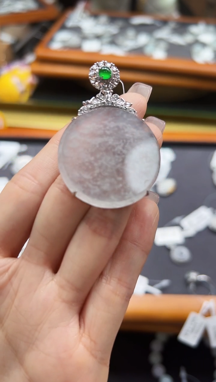 【闪购商品】翡翠颈饰18K金镶嵌DFZ0217-62