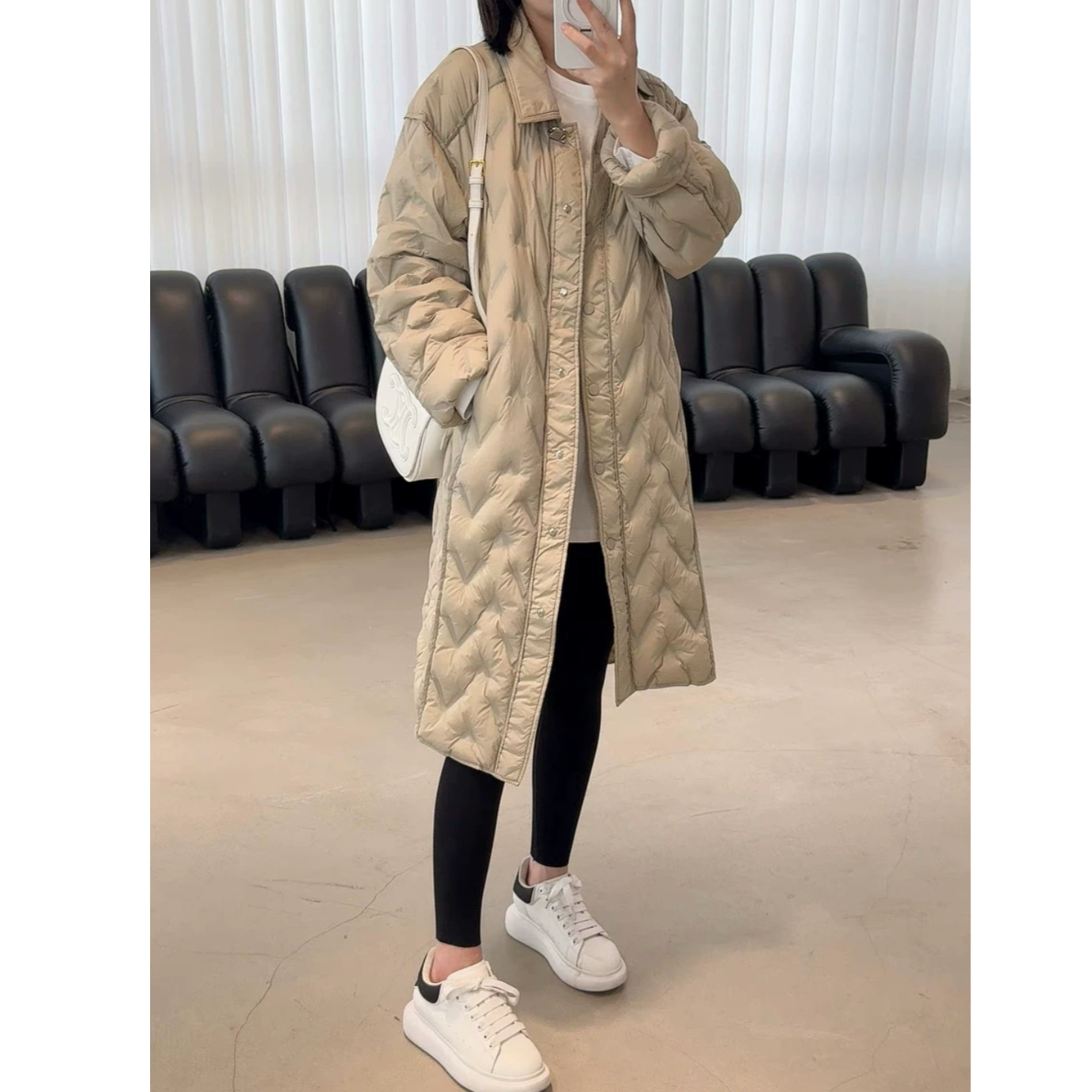 女士秋冬长款轻薄羽绒服韩版休闲