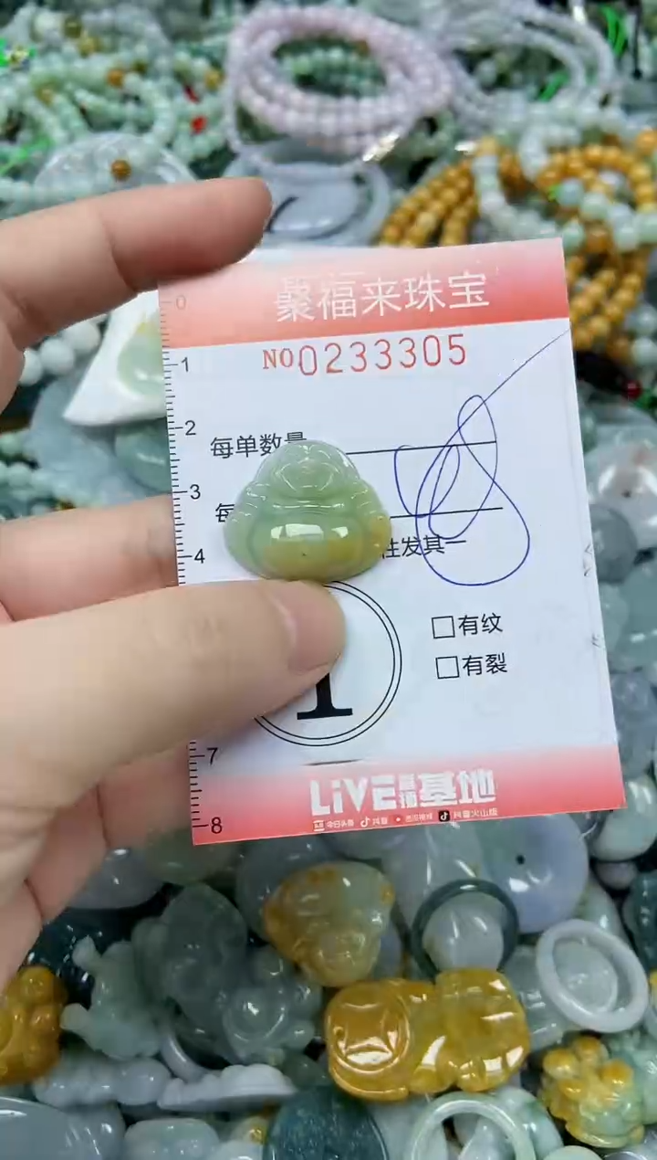 未镶嵌挂件翡翠闪购0233305