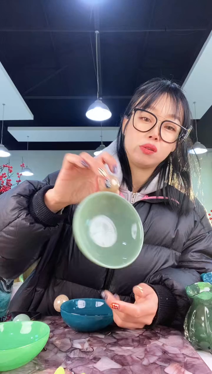 【闪购商品】琉璃慕忆家花瓶无暇