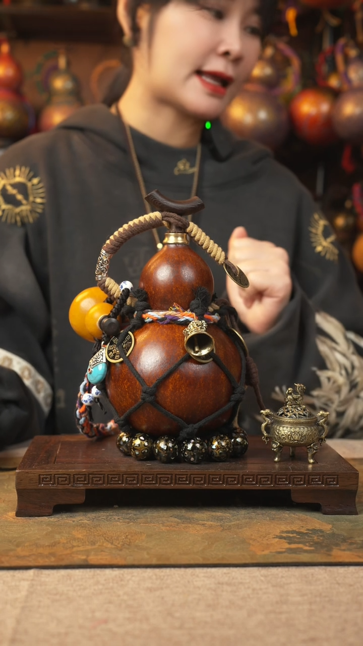 【闪购商品】347大漆葫芦一物一拍记葫堂出品