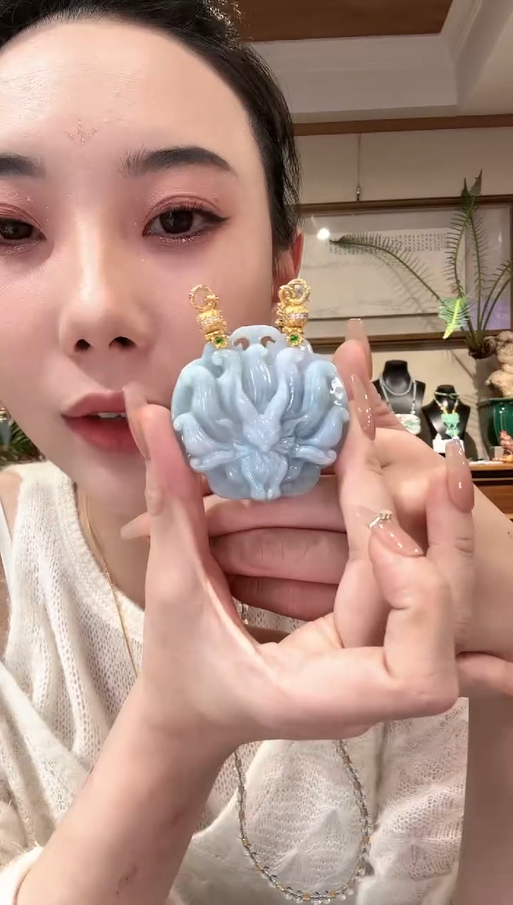 【闪购商品】翡翠颈饰未镶嵌国风