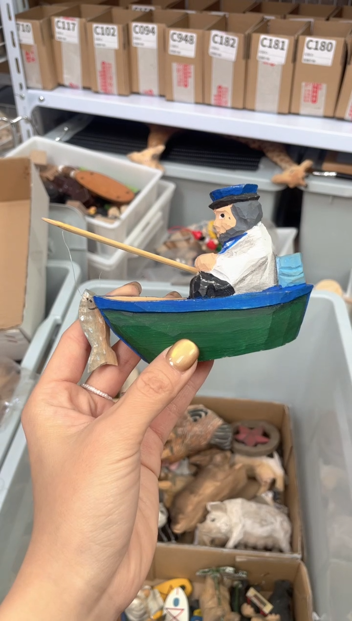 木一*二木船老货样品摆件