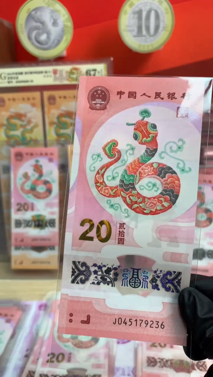 【闪购商品】塑料蛇钞 真钞 【单张】79236