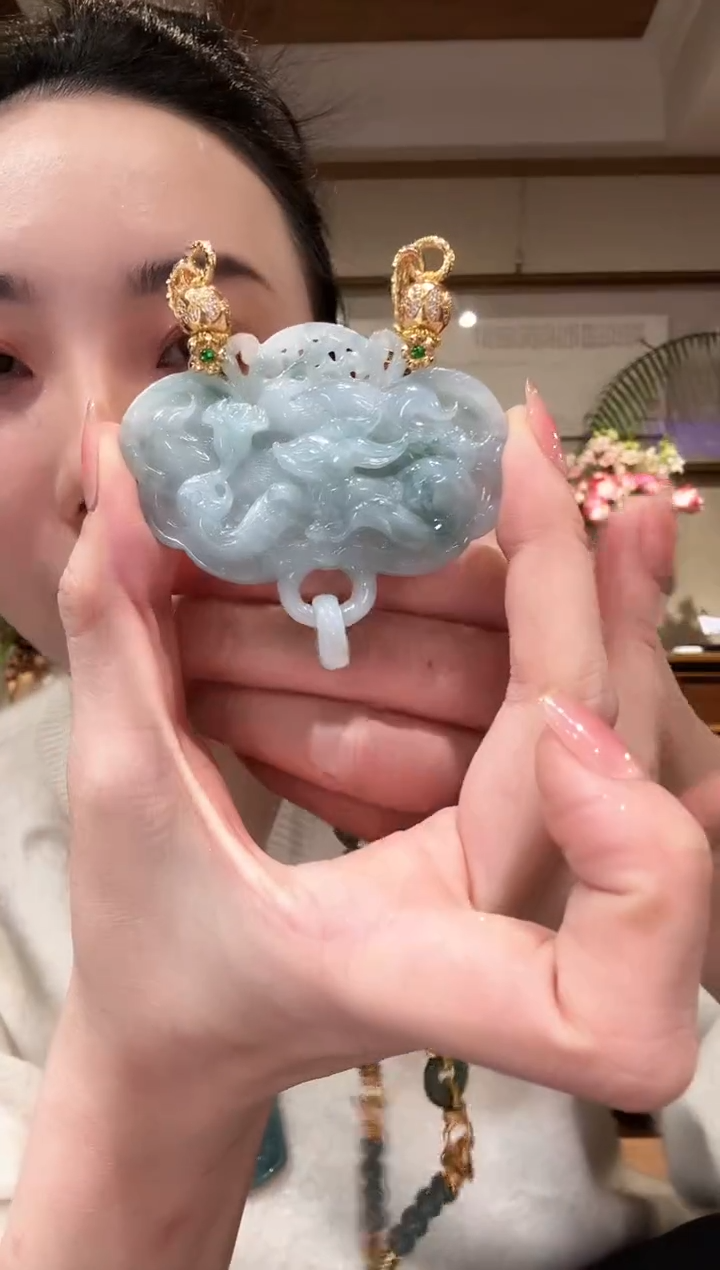 【闪购商品】翡翠颈饰未镶嵌国风