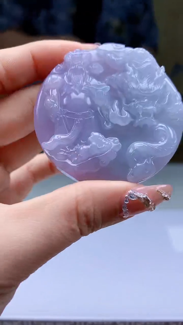 【闪购商品】定制翡翠未镶嵌4688ty-毛货挂件299