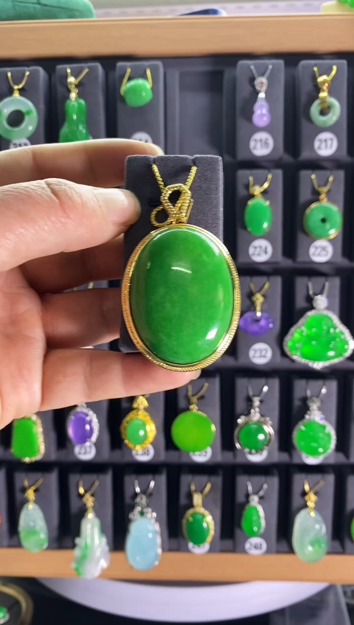 【闪购商品】翡翠耳饰银S925镶嵌215...