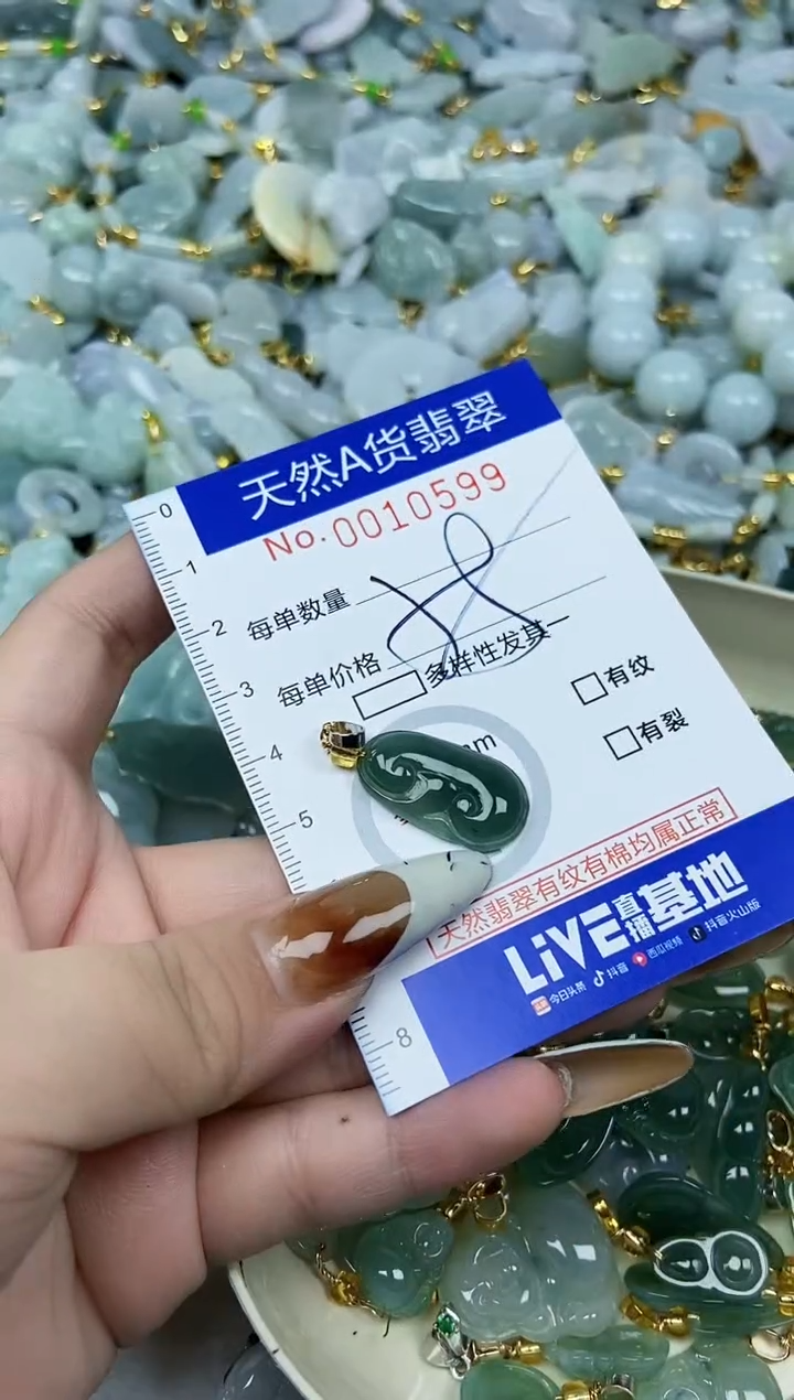 【闪购商品】翡翠颈饰未镶嵌天然A货翡翠