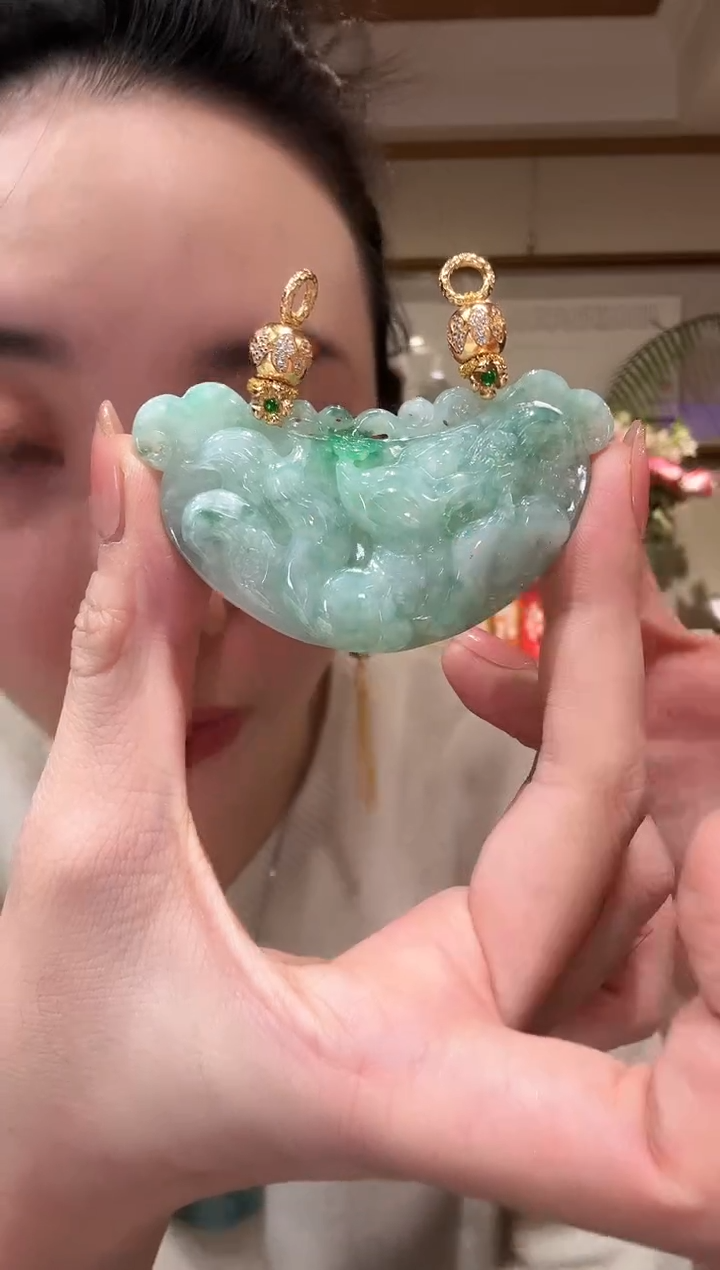 【闪购商品】翡翠颈饰未镶嵌国风