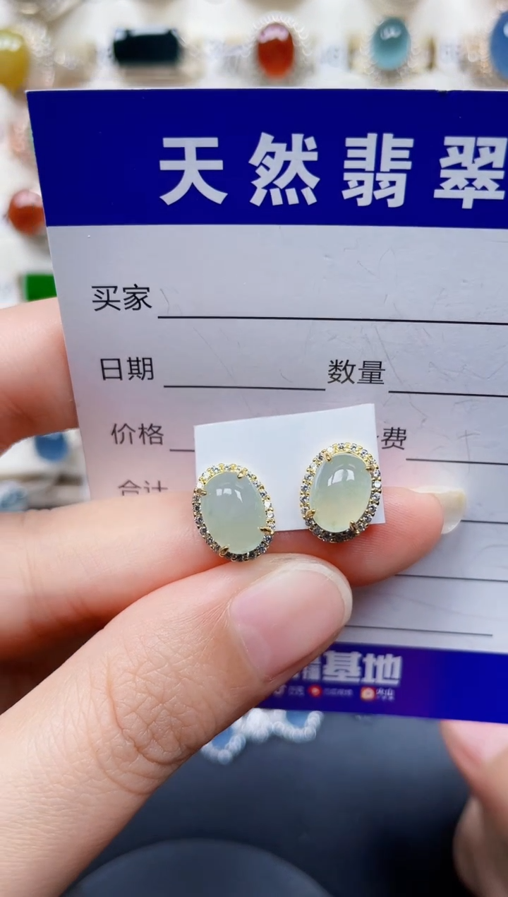 银S925镶嵌戒指翡翠292