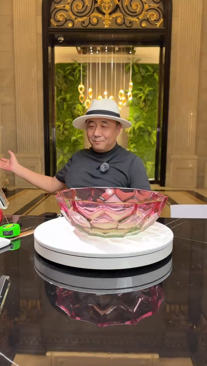 【闪购商品】摆件AJ02038Caorle金红艺术果盘