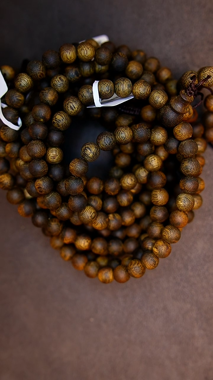 沉香手串奇楠沉香多圈7mm沉水浮21克加多样性发其一