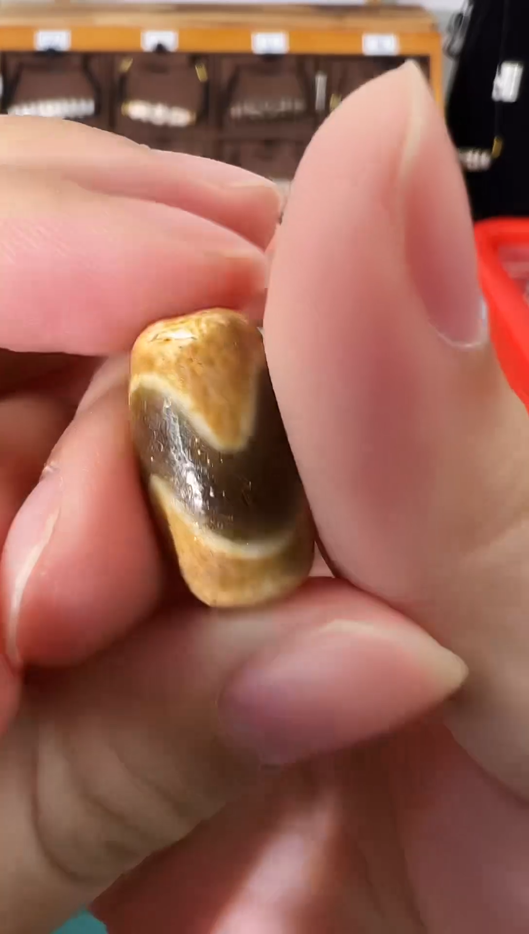 玛瑙/玉髓（覆膜）颈饰未镶嵌7（微瑕随机发货）