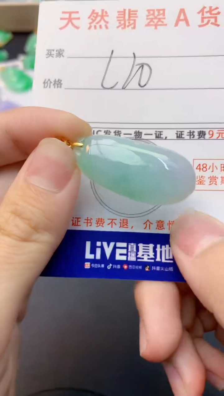 颈饰未镶嵌翡翠天然缅甸A货翡翠