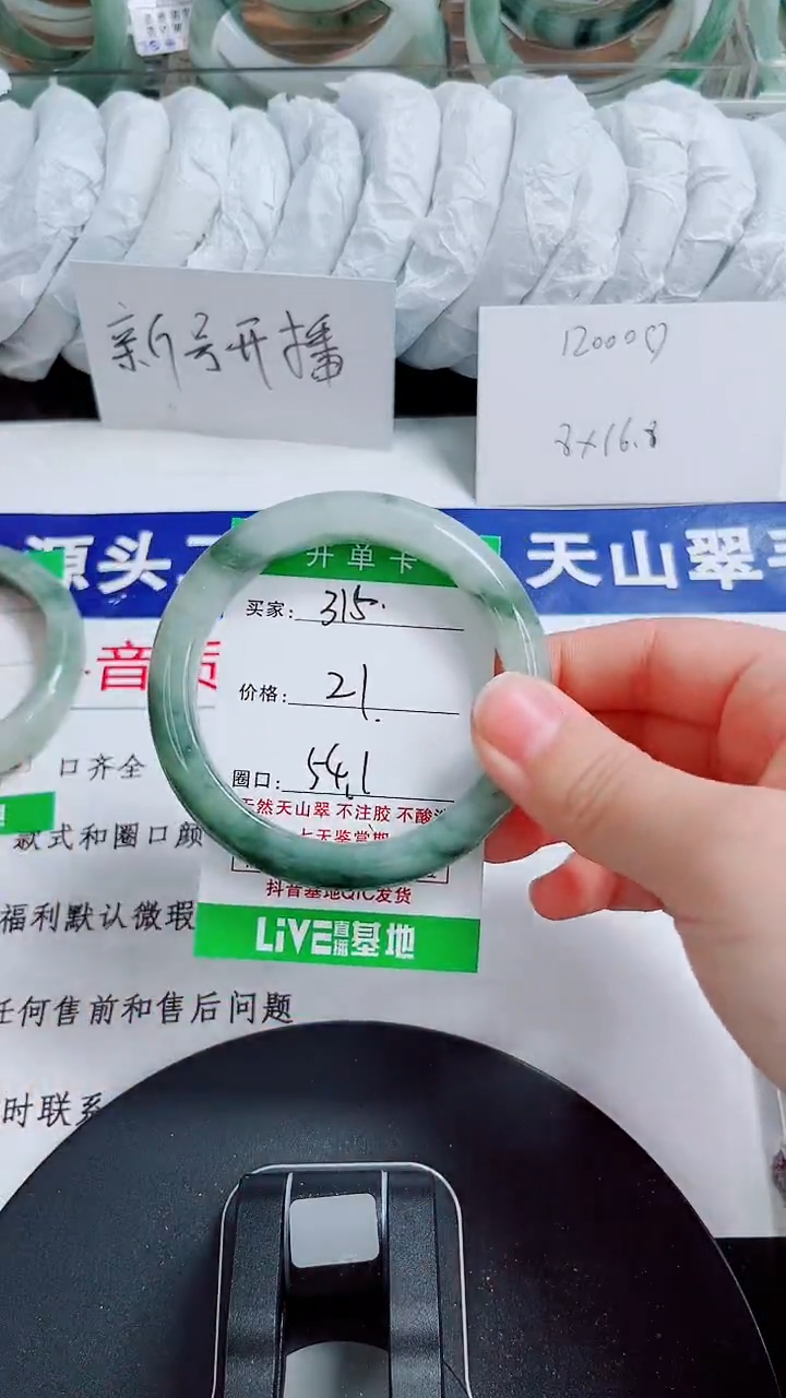 未镶嵌手镯石英质玉315-53/54