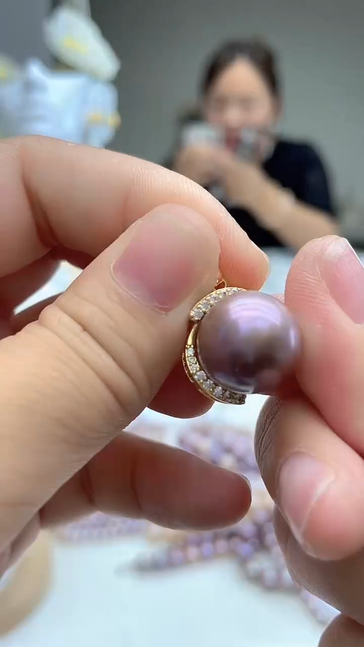 紫色系吊坠         