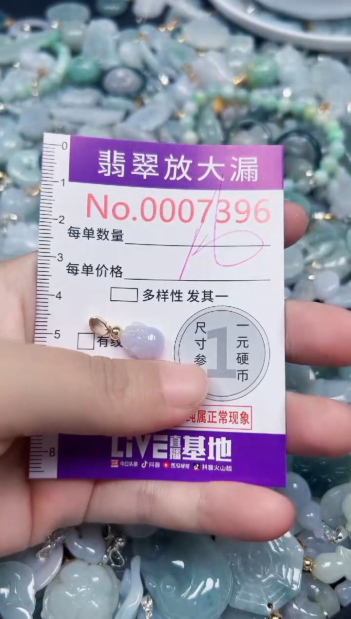 颈饰未镶嵌翡翠7396