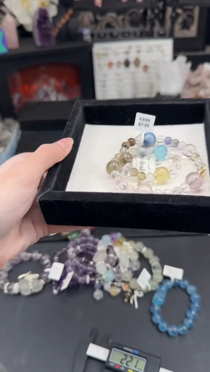 【闪购商品】水晶手链未镶嵌天然水晶 多样性发货