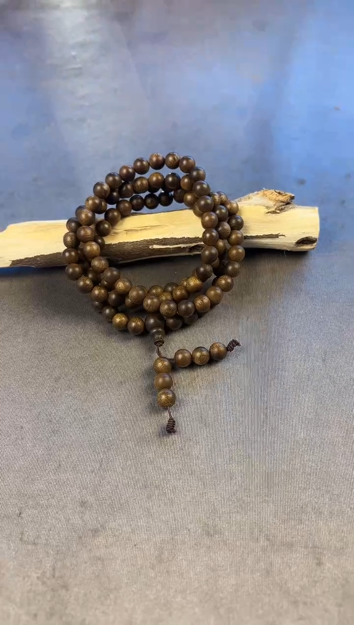 沉香沉香碎屑芽庄白奇08圆珠多圈沉48+多样性发一