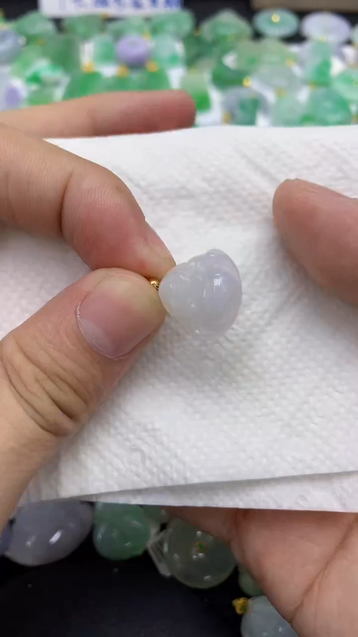 颈饰未镶嵌翡翠天然缅甸A货翡翠